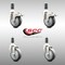 Service Caster 4 Inch 316SS Thermoplastic Rubber Swivel 1-3/8 Inch Stem Caster Lock Brake, 2PK SCC-SS316TTLEX20S414-TPRB-2-S-2-138 - alternate 4